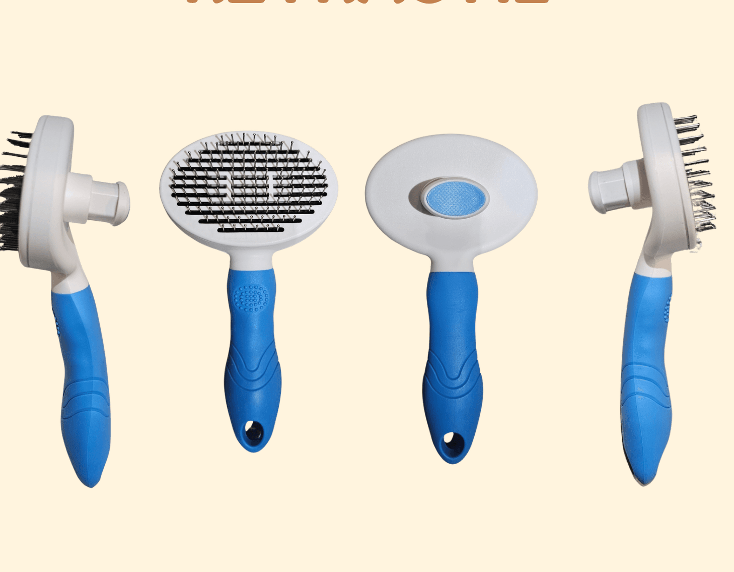 CEPILLO MASCOTA BLUE RETRACTIL