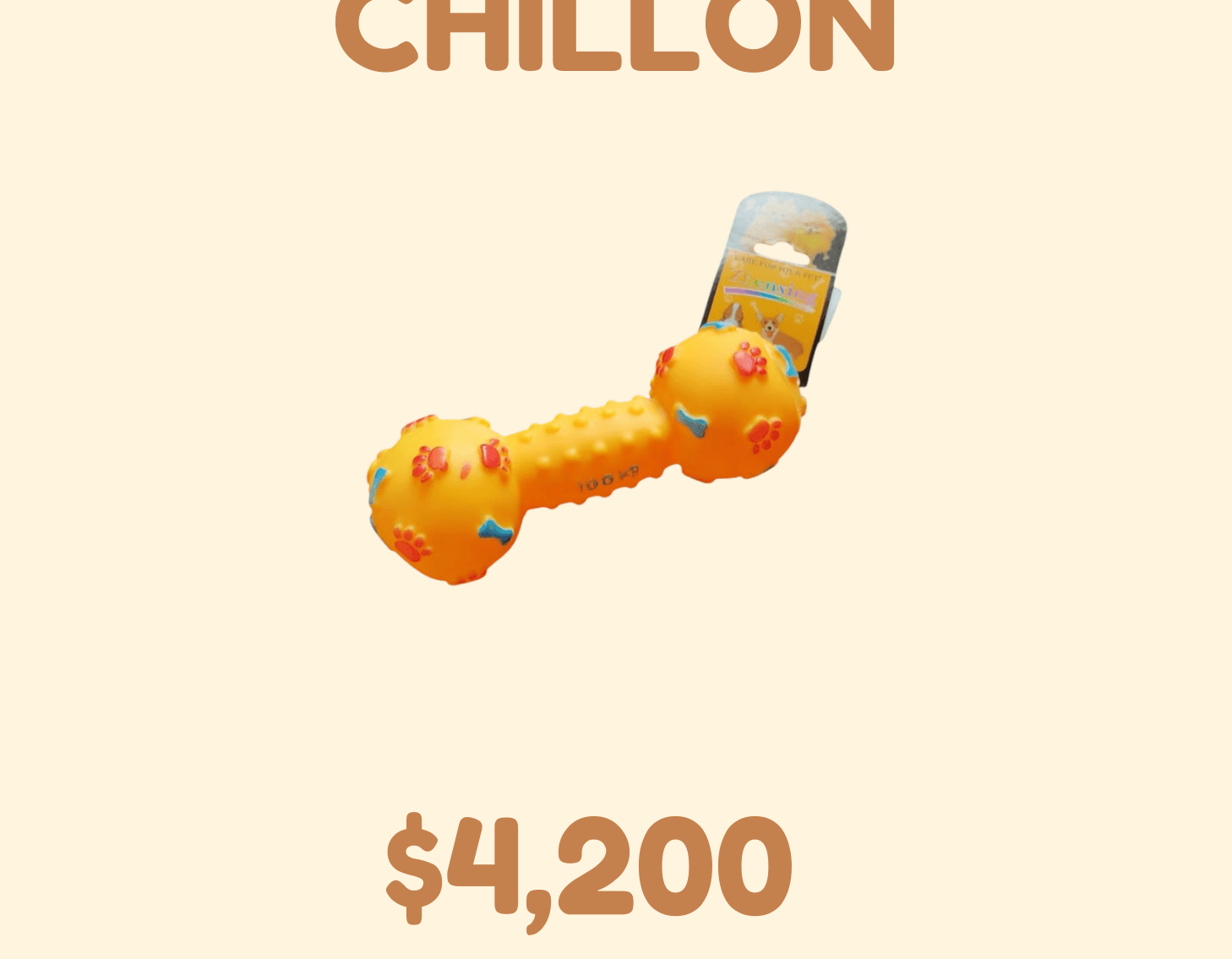 JUGUETE HUESO CHILLON