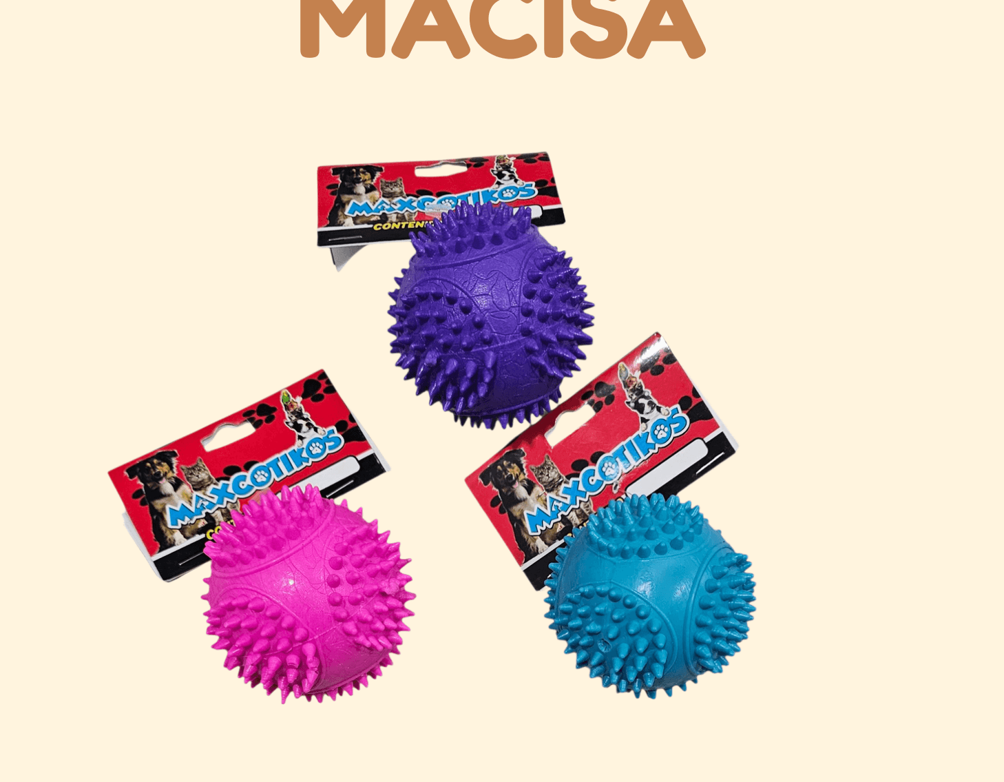 JUGUETE PELOTA MACISA