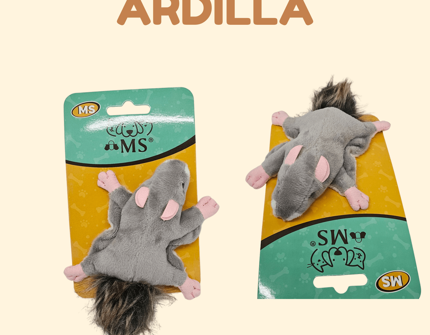 JUGUETE PELUCHE ARDILLA