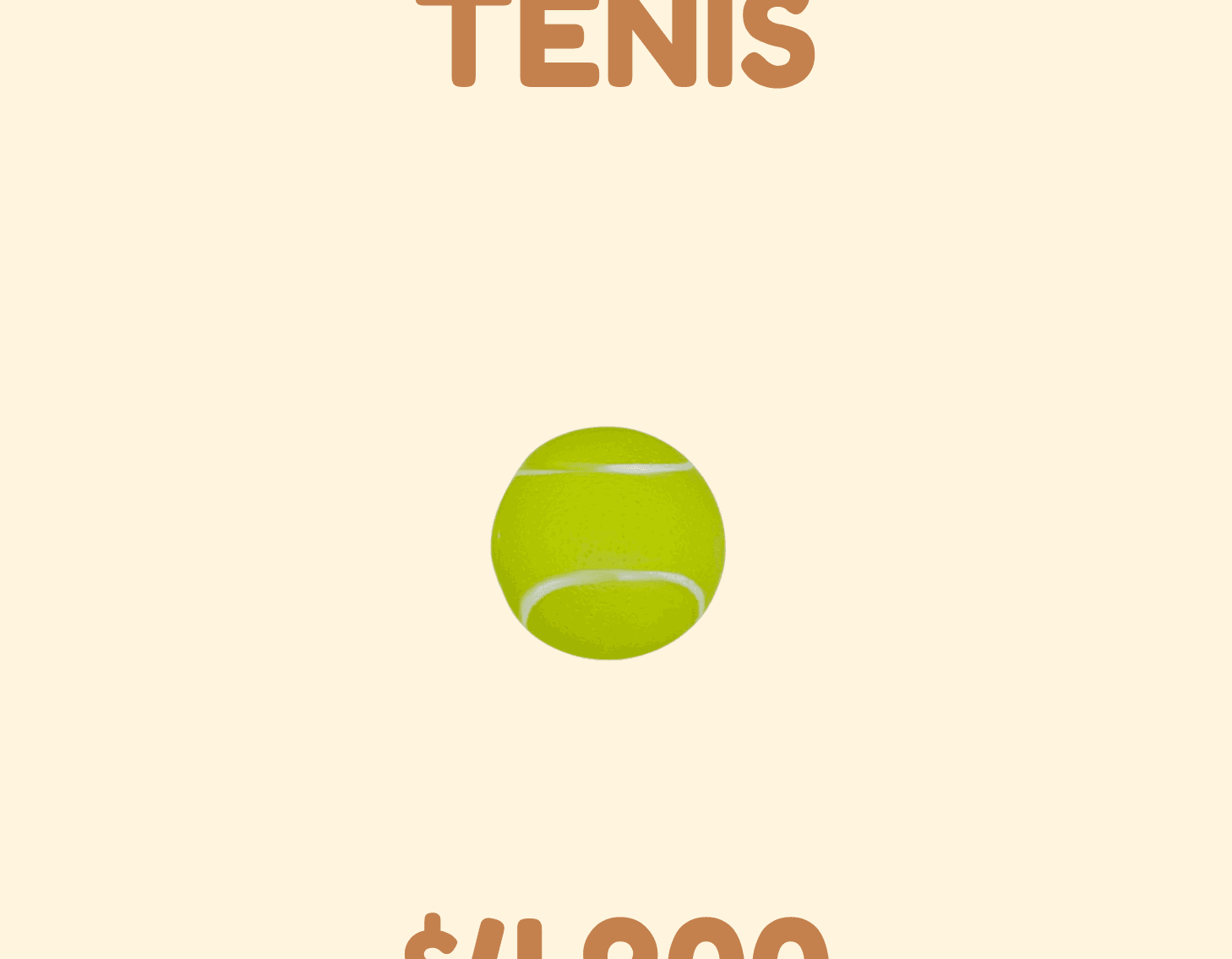 PELOTA CHILLONA TENIS